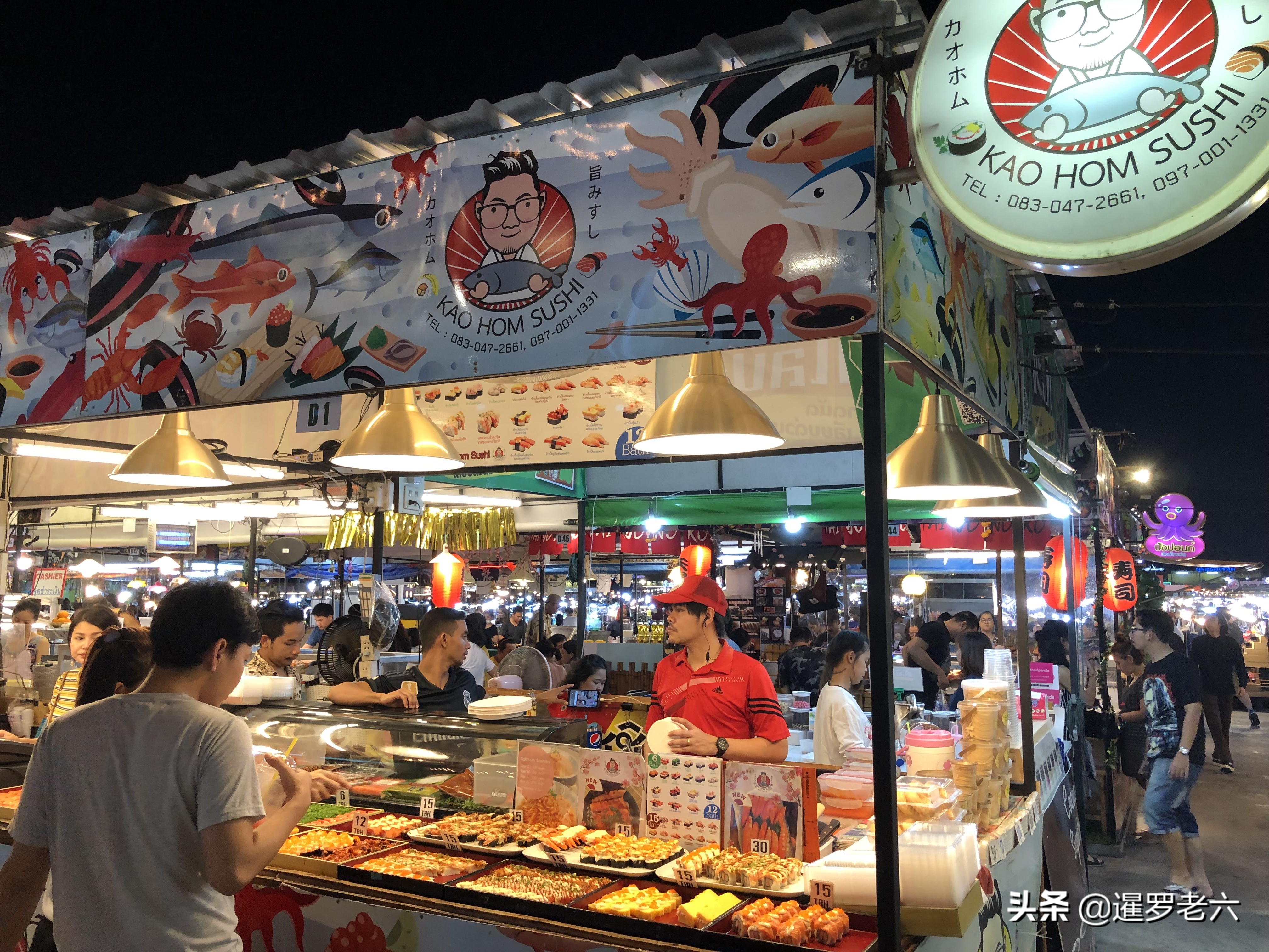 曼谷人气火爆的夜市,泰国曼谷joddfairs网红夜市