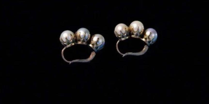 清朝三颗东珠,清朝东珠饰品