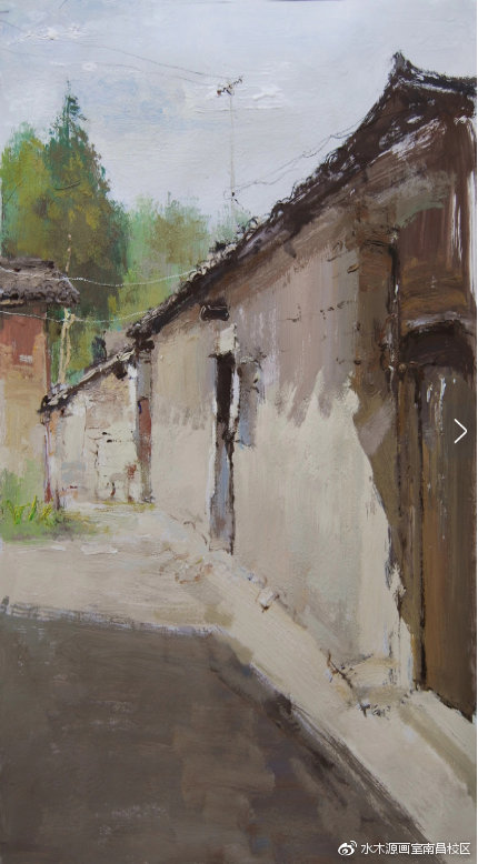 风景色彩写生怎么画黄山,简单写生色彩小景临摹