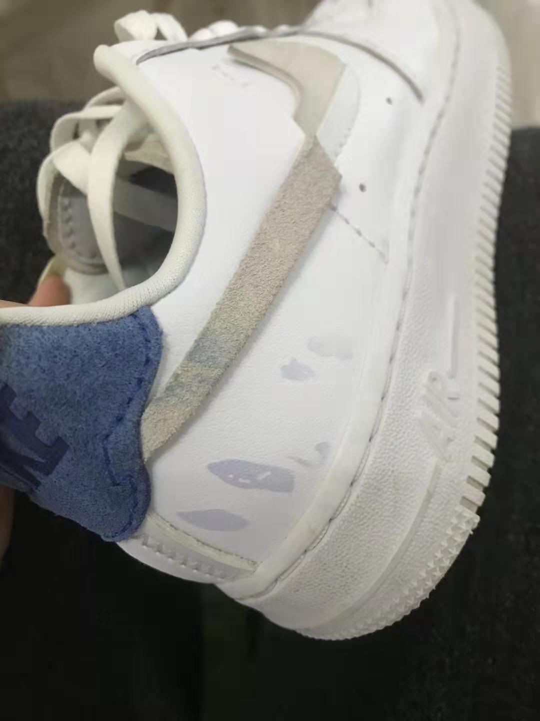 耐克空军鞋等革+部分绒面鞋洗了串色怎么处理，鞋护卫教你技巧