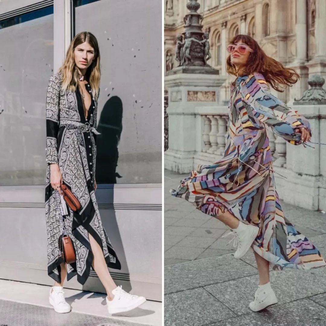 百搭潮酷运动鞋穿搭女款,既能搭运动休闲又能搭裙子的鞋