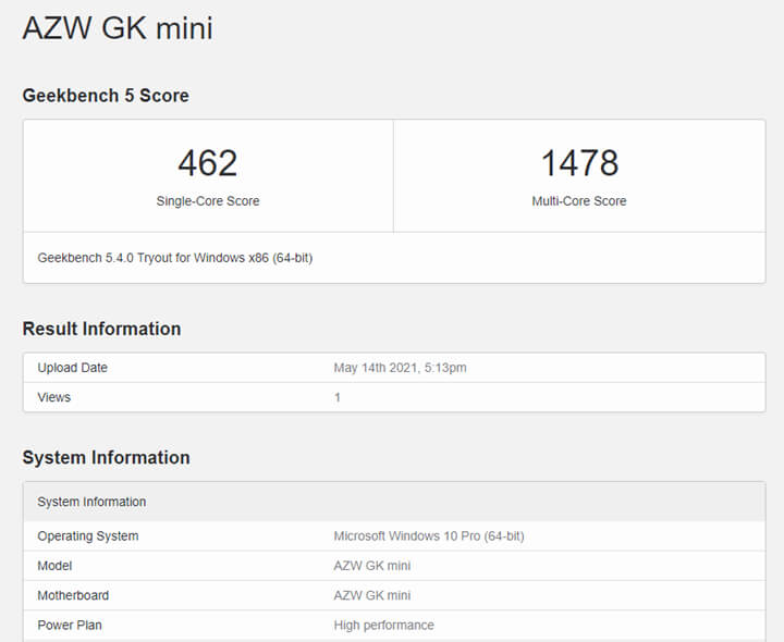 零刻（Beelink）GKmini评测：Intel赛扬J4125miniPC测评