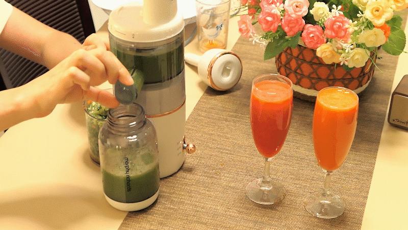 摩飞气泡原汁机苹果汁,来杯现榨果汁清凉一夏