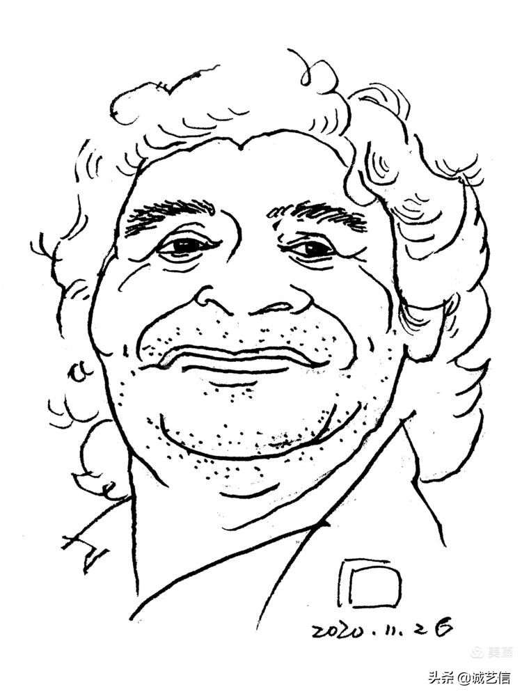 马拉多纳高清漫画壁纸,马拉多纳漫画