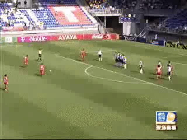 国足十大任意球破门,国足停球集锦