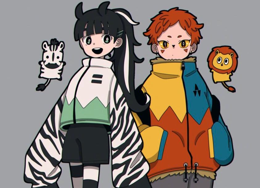 可爱的卡通动物拟人,画风精致的动物拟人化