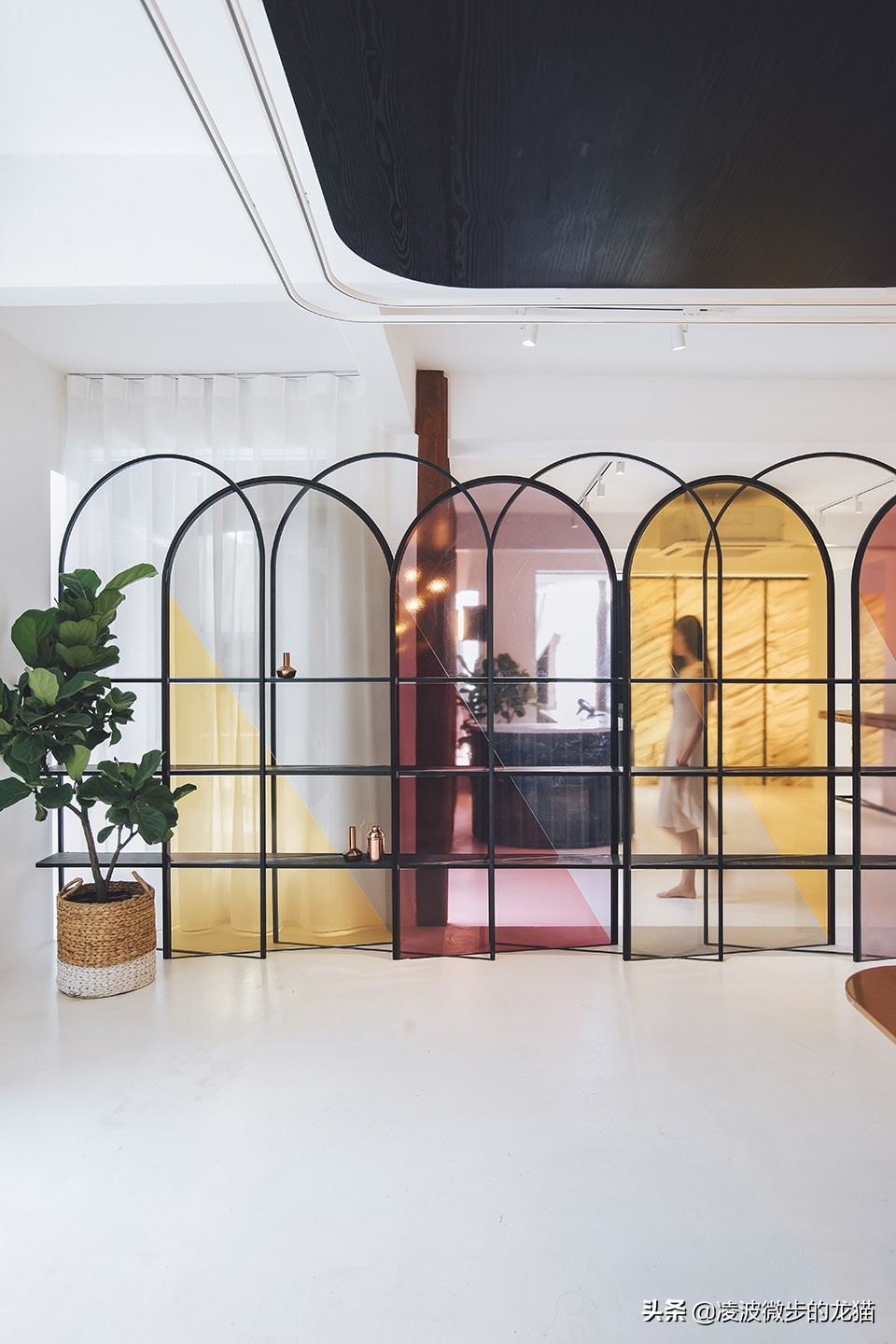 裁剪山河入画屏，创意屏风设计