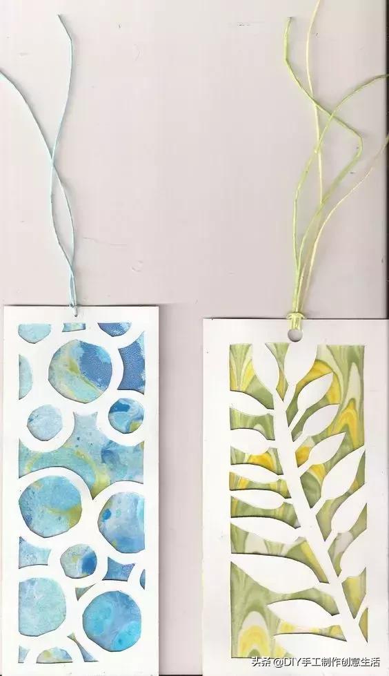 8-10岁儿童手工书签可爱猫咪书签,手工diy书签简单好看不用折纸