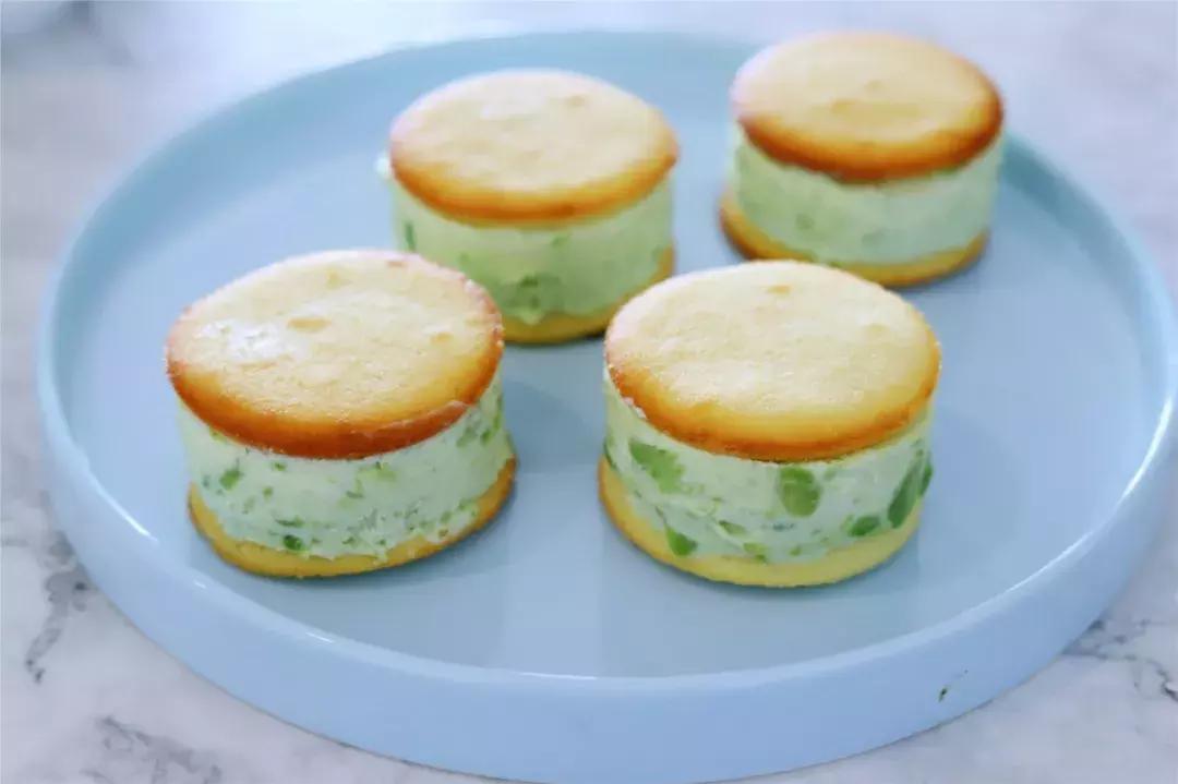 牛油果爆浆芝士三明治,牛油果三明治冰淇淋