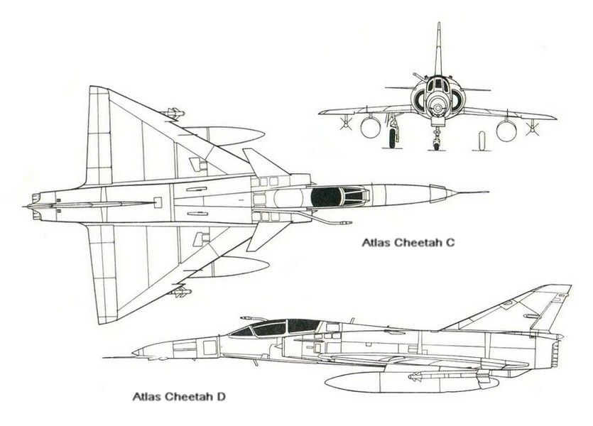 以色列的幼狮战斗机,以色列幼狮战斗机俯视图