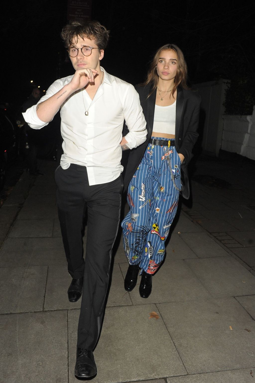 维多利亚和她的大儿子布鲁克林,维多利亚贝嫂和她大儿子