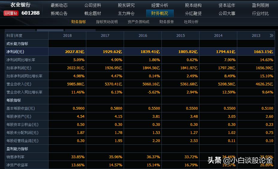 农业银行股票未来5年股价,中国农业银行现在股价