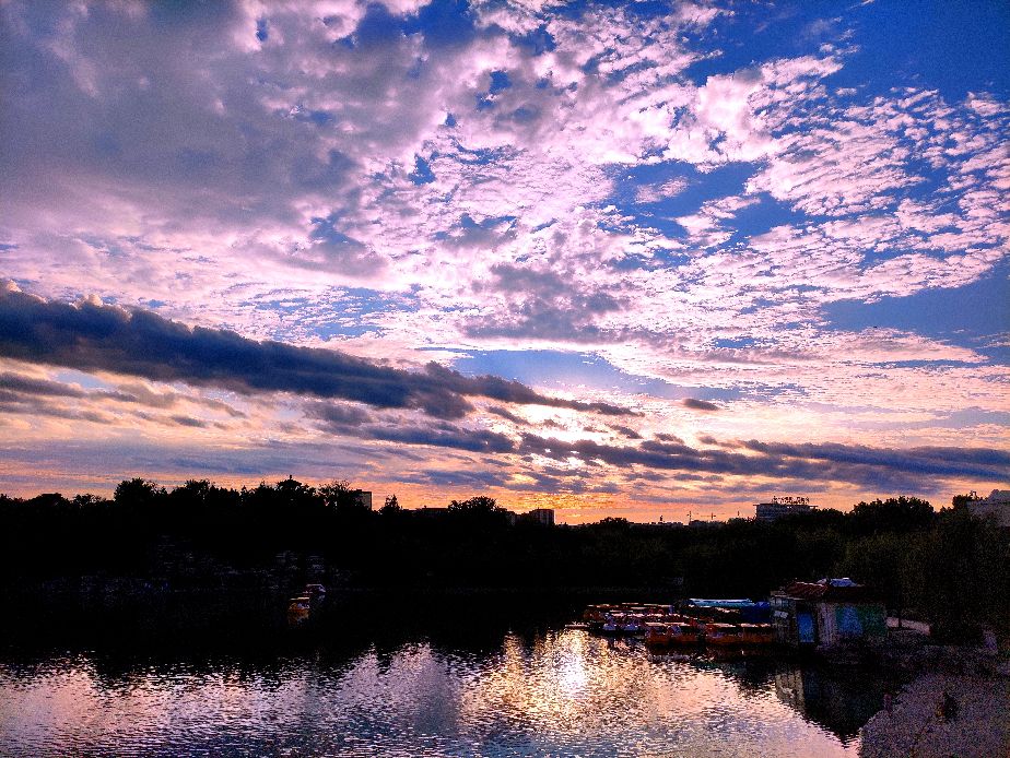 雨后的夕阳无限美图片,雨后的夕阳很美