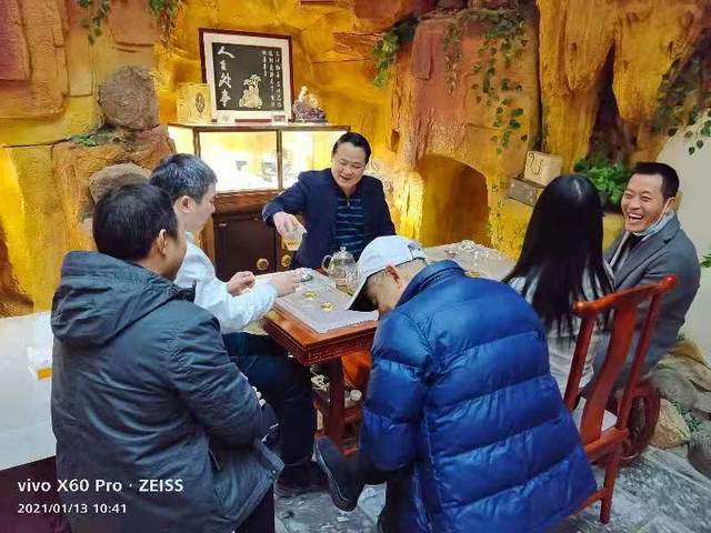 第三服务队,选取企业与服务队共同走访