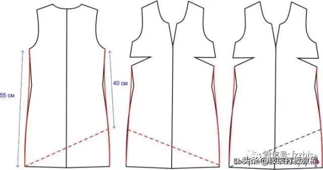 服装制版常用尺寸整理,服装衬衫打版制版图
