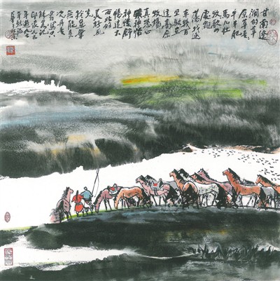 姚治华山水画,姚治华的国画欣赏