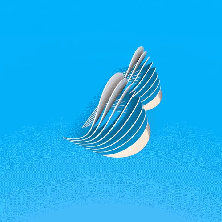 c4d立体文字翻转动画教程,c4d旋转logo教学