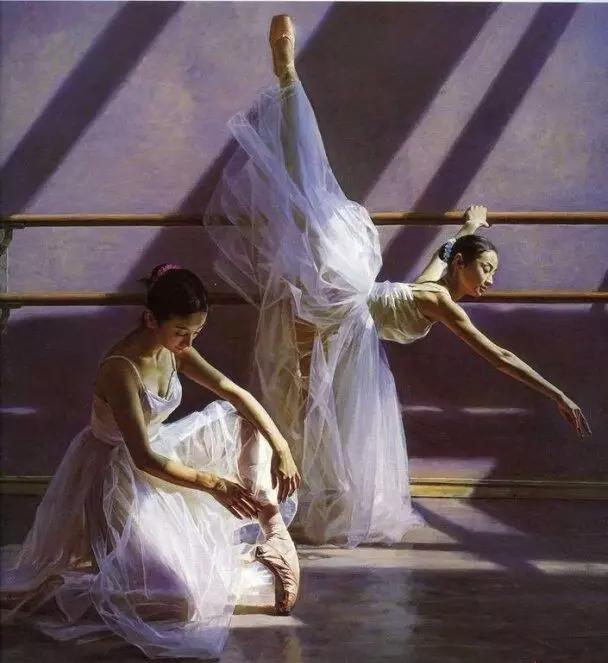 他偷看老婆同事跳舞25年，画下这曼妙的人体油画，还卖了1200万