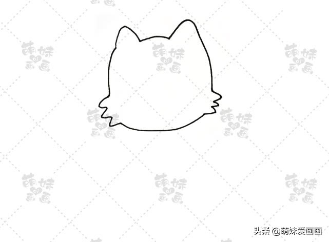 可爱柴犬简笔画,超可爱柴犬的简笔画