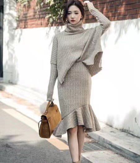 冬季半身裙保暖又好看穿搭,最洋气时髦的半身裙冬款穿搭