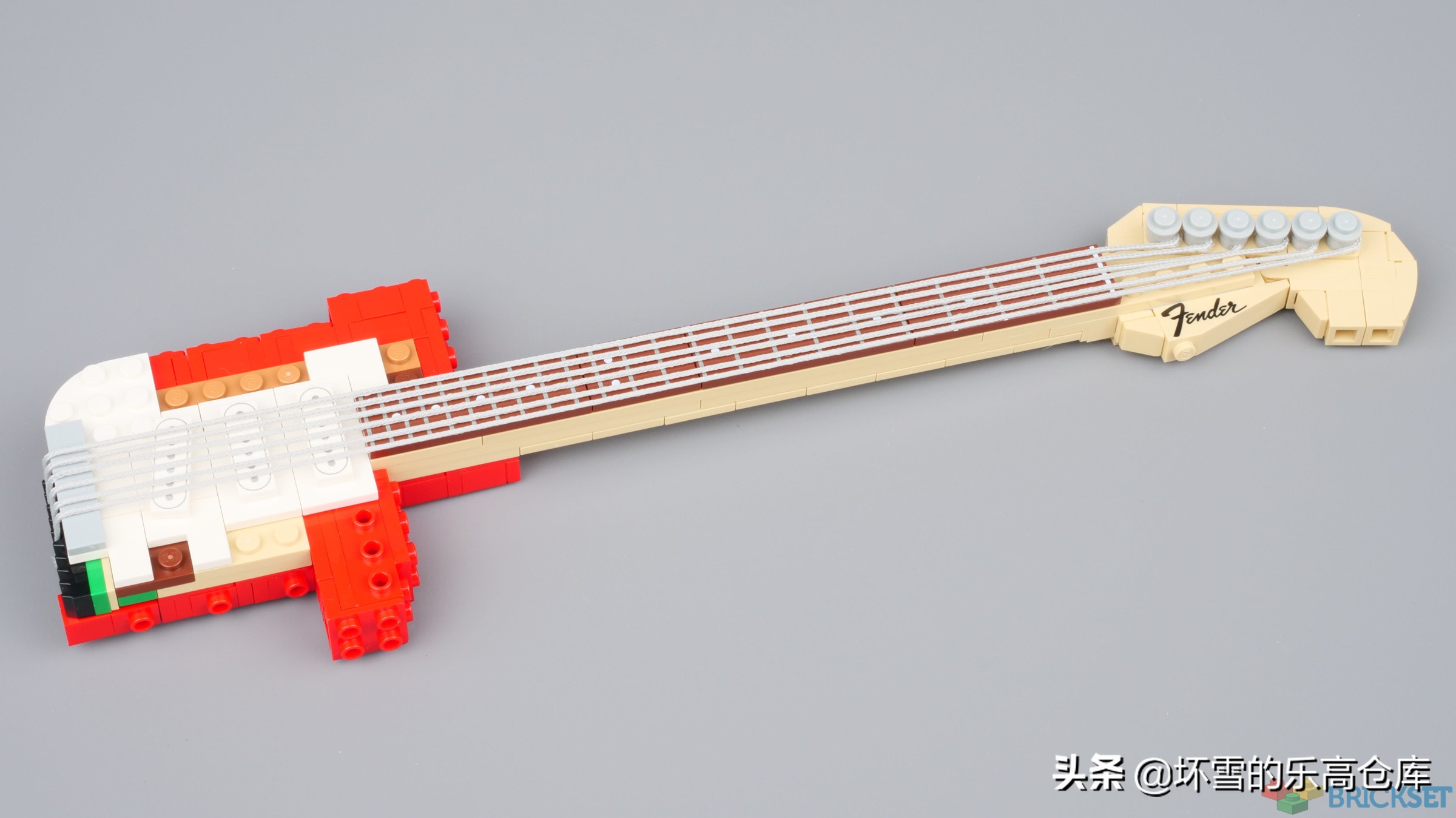 乐高电吉他官方视频,乐高电吉他多高