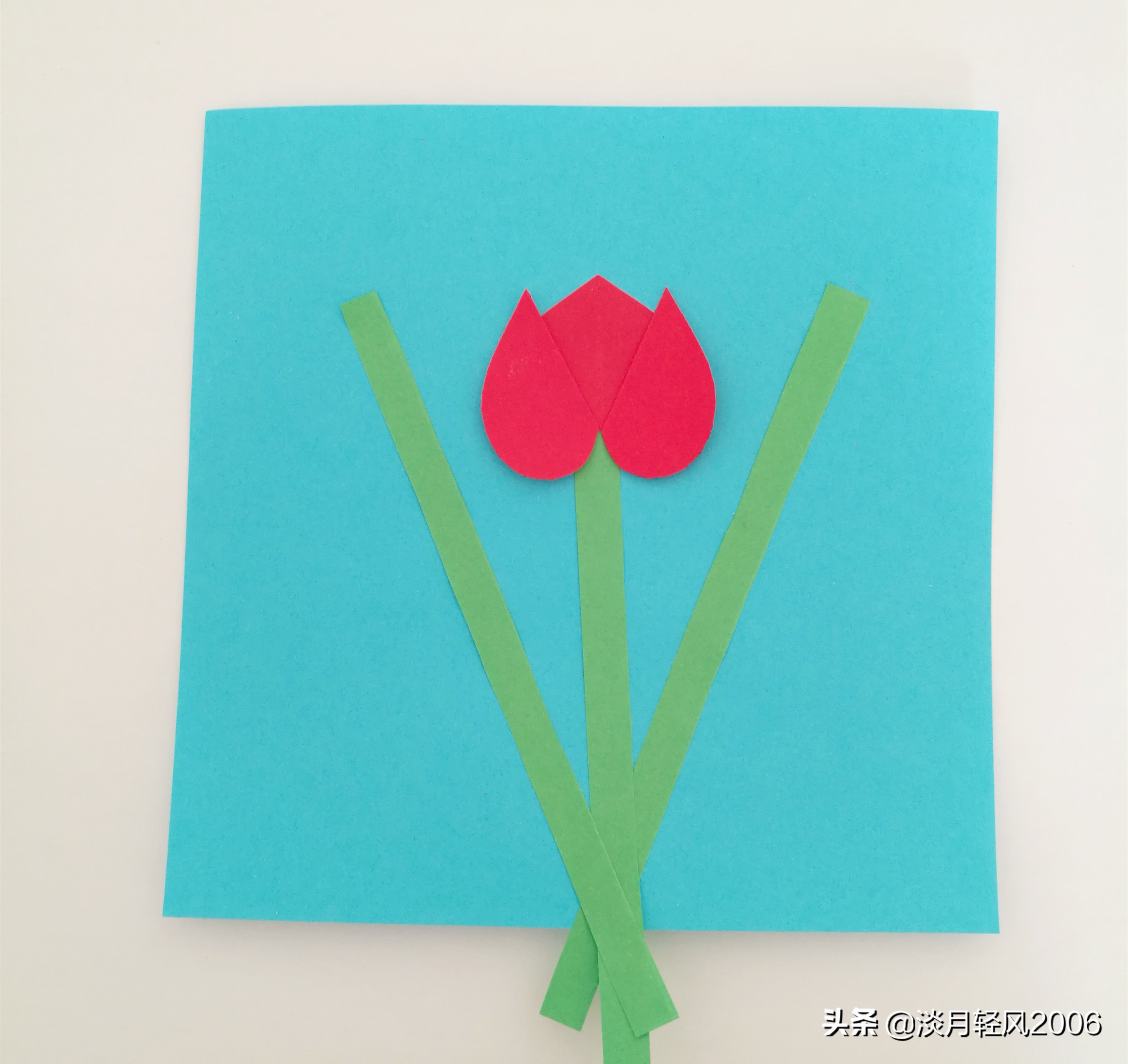 手工教程幼儿园最简单的手工贴画,最简单幼儿手工贴画