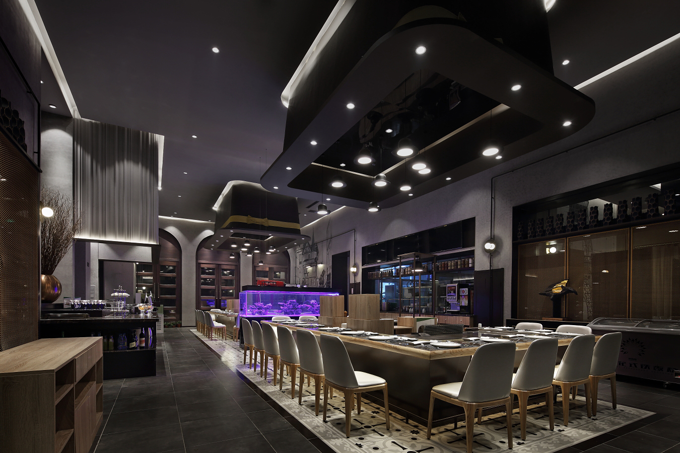 铁板烧空间设计,铁板烧设计方案