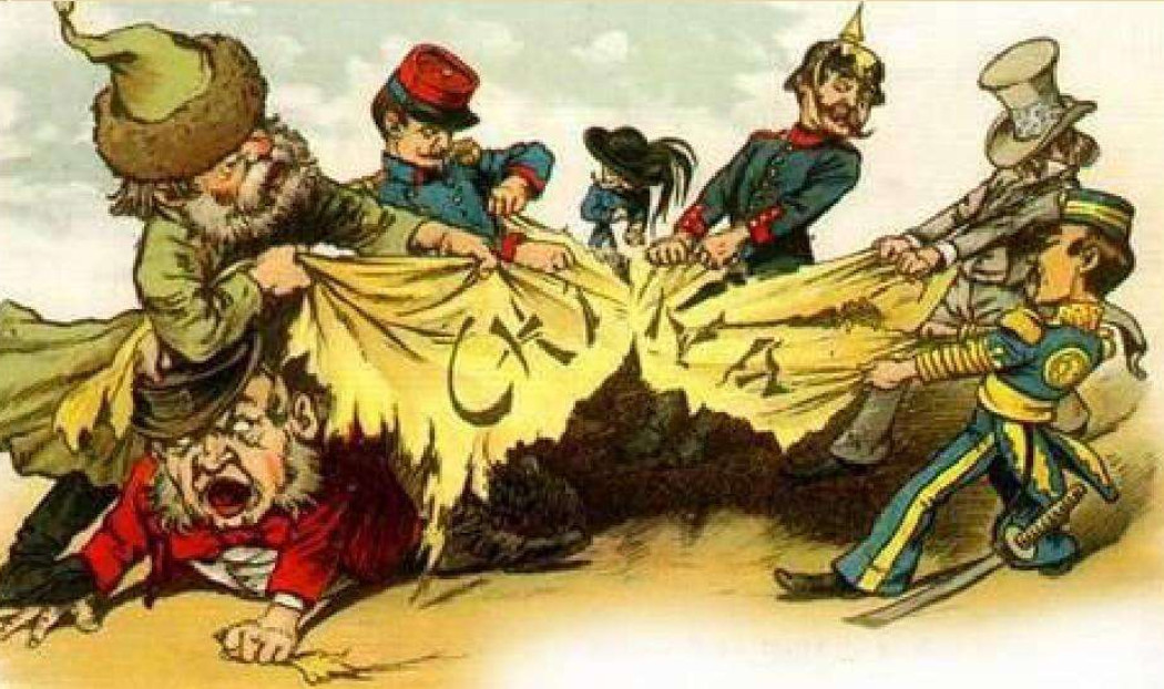 列强瓜分中国的狂潮时局图鉴赏,晚清列强瓜分中国时局图