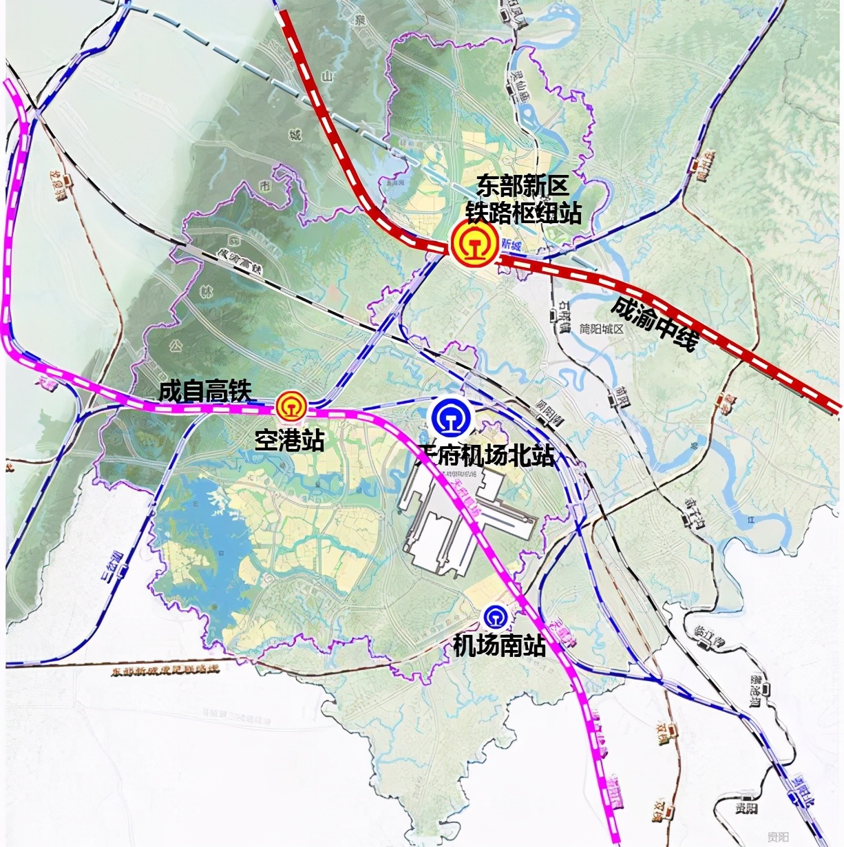 东部新区与天府新区,东部新区和天府新区