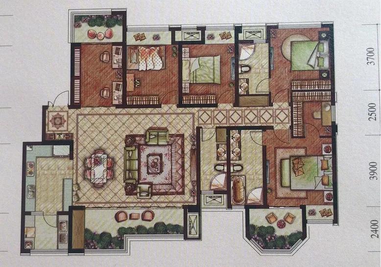 重庆200平方大平层,重庆200平大平层