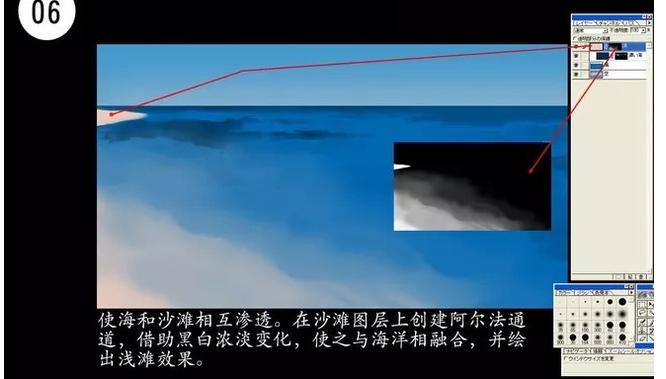 如何画大海用颜料,如何画大海简单又漂亮的画