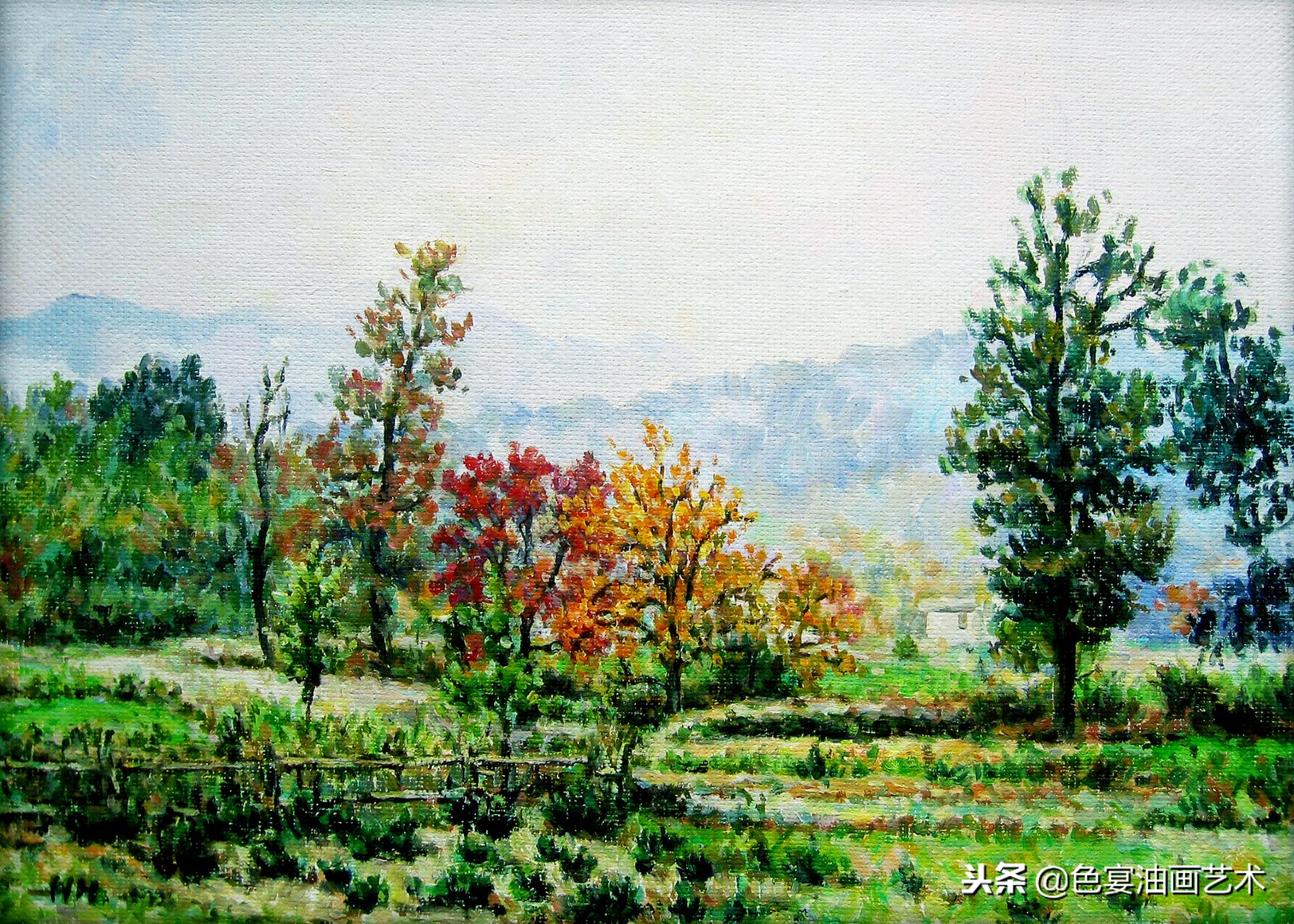 俄罗斯油画大师风景油画教程视频,油画大师油画风景创作教学视频