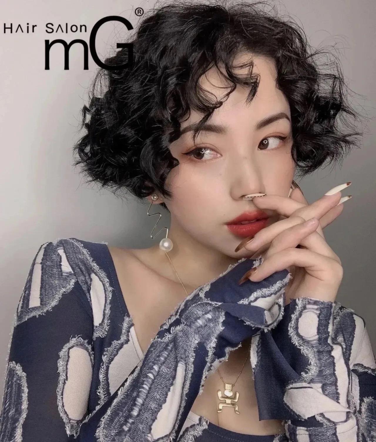 法式芭比烫短发,短发芭比烫发型