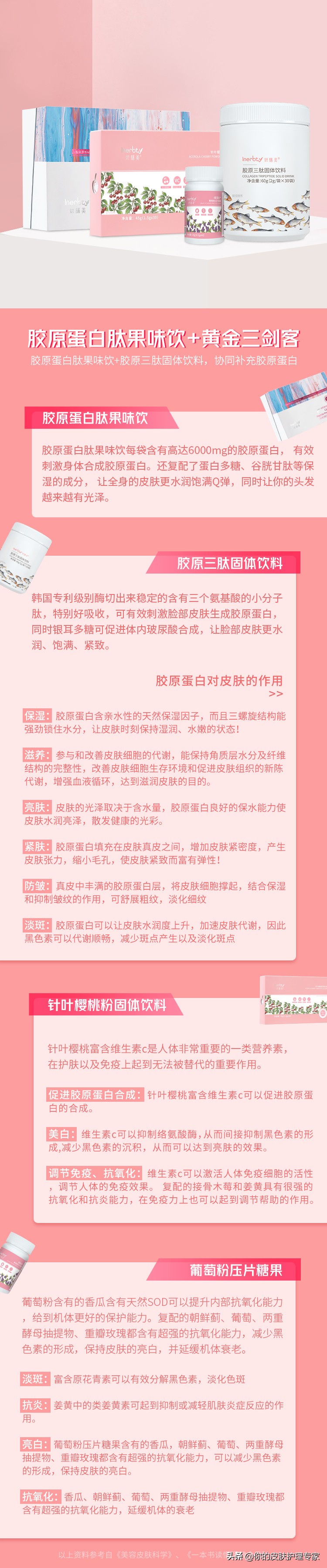 收缩毛孔胶原蛋白精华液,胶原蛋白能缩小毛孔吗