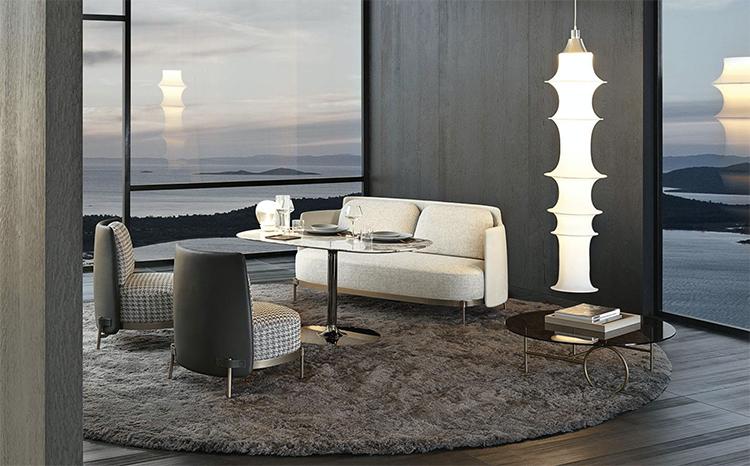 ItaliaMinotti意大利设计师米诺提tapearmchair磁带扶手椅