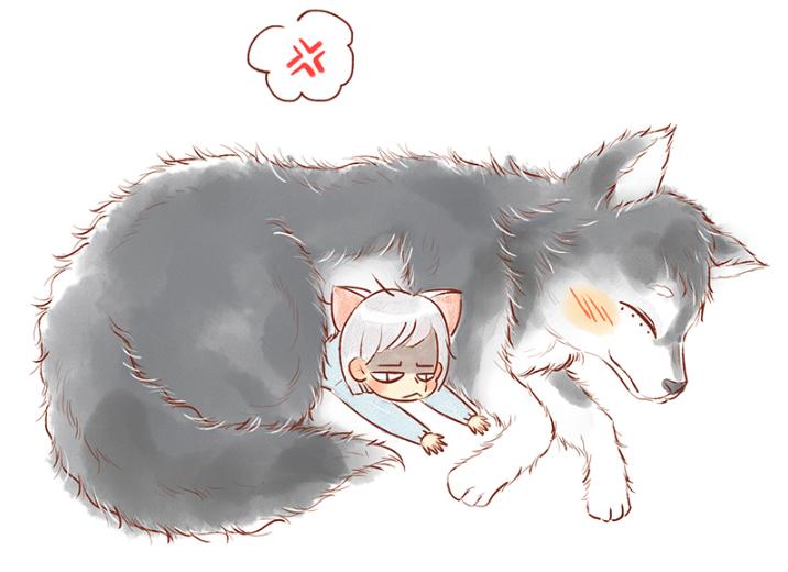 哈士奇无聊挑衅猫,二哈挑衅猫视频