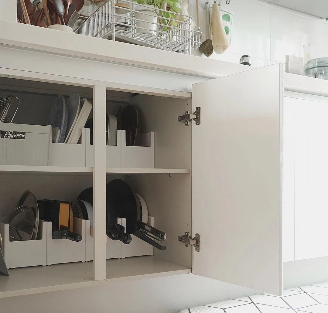 会做饭也会收拾，米白原木色，简简单单不凌乱，收住一家人的心