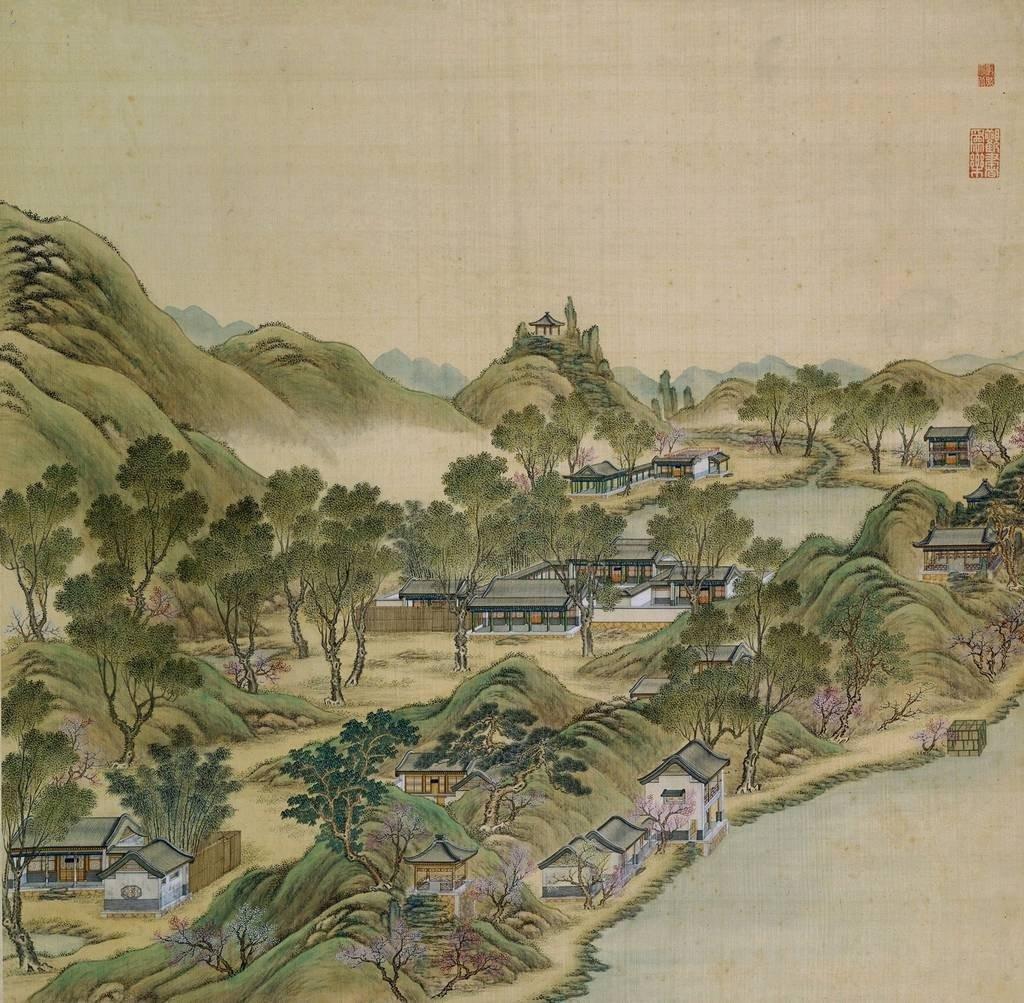 余晖映照出娇艳的晚霞,余晖映衬下美景