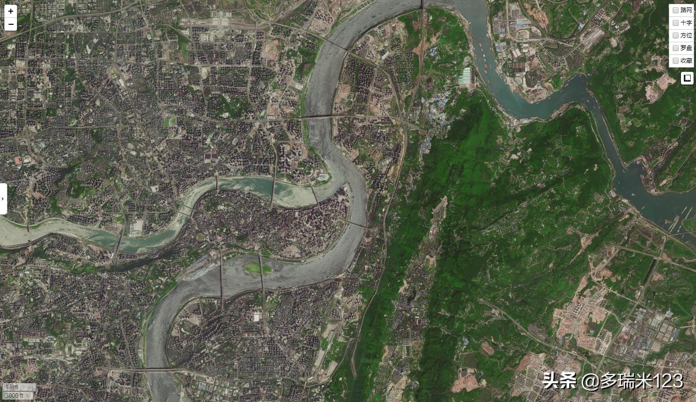 谷歌地图2018卫星图重庆,谷歌地图挑战重庆