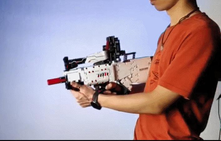 小米有品一元众筹拼团,小米黑科技积木ar捍卫者枪