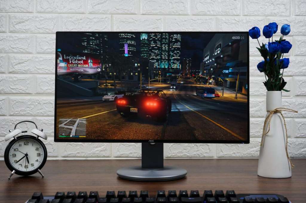 *击狙**U2417H，133%广色域四面微边入门专显AOCi2490PXZ评测报告