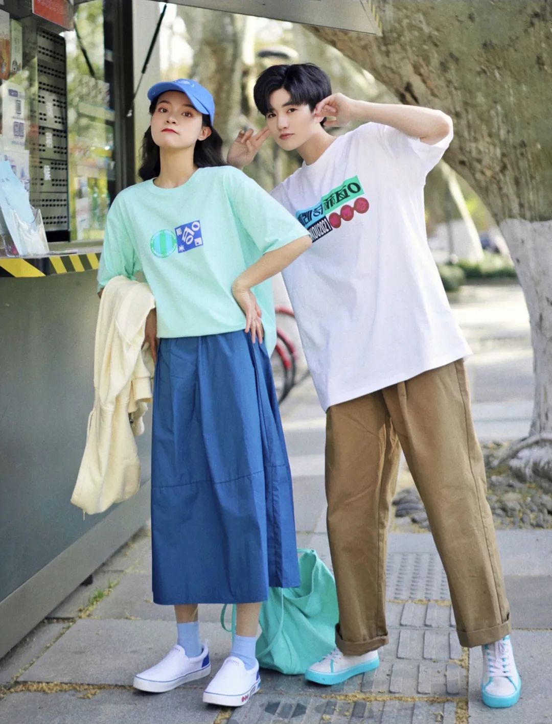 春天穿搭情侣高级感,又到了一起穿情侣装的季节啦