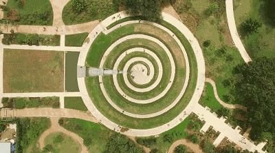 一条景观步道,一条景观路设计图片