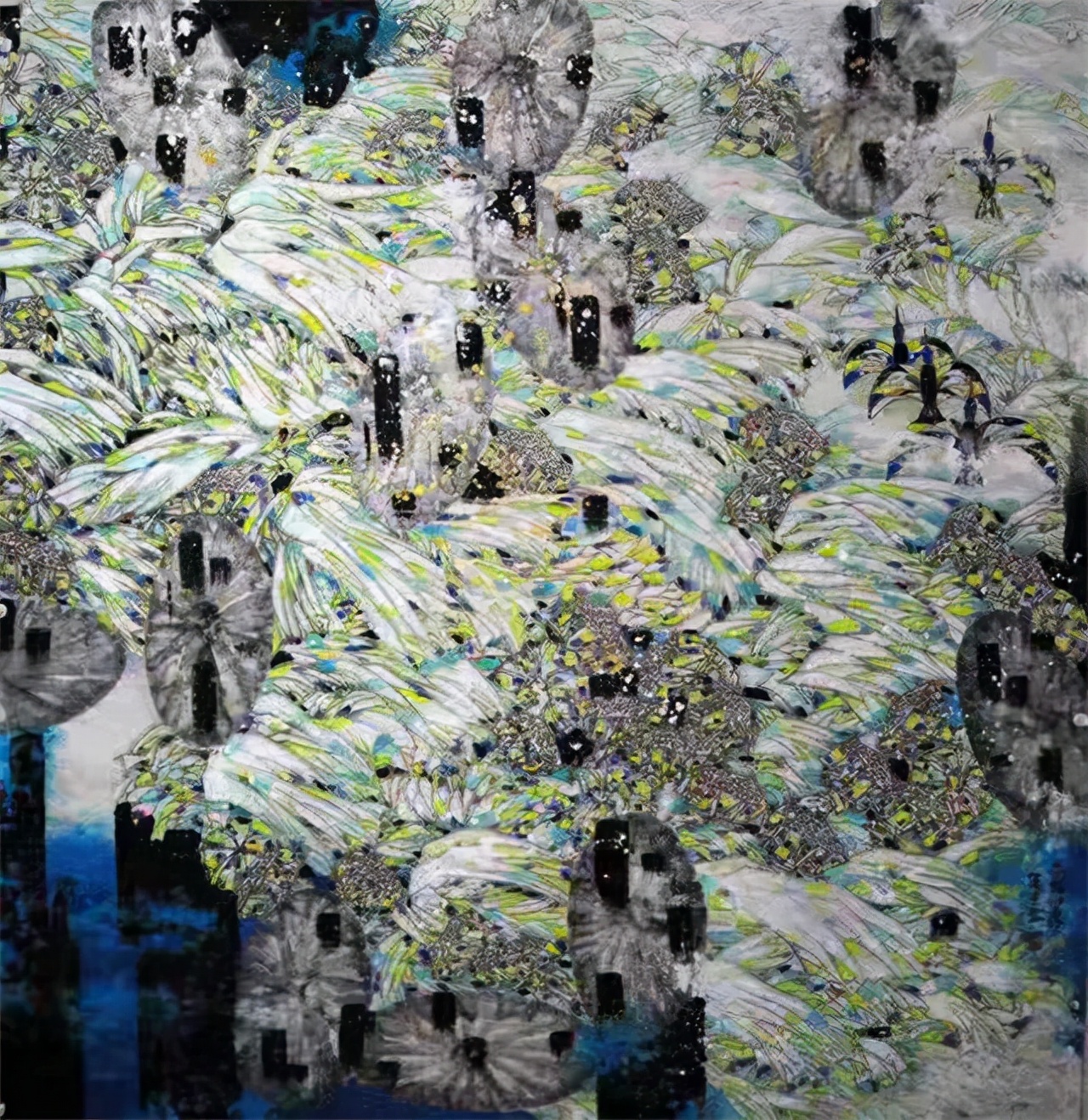 《红了山村醉了秋》：著名画家边广兰作品赏析