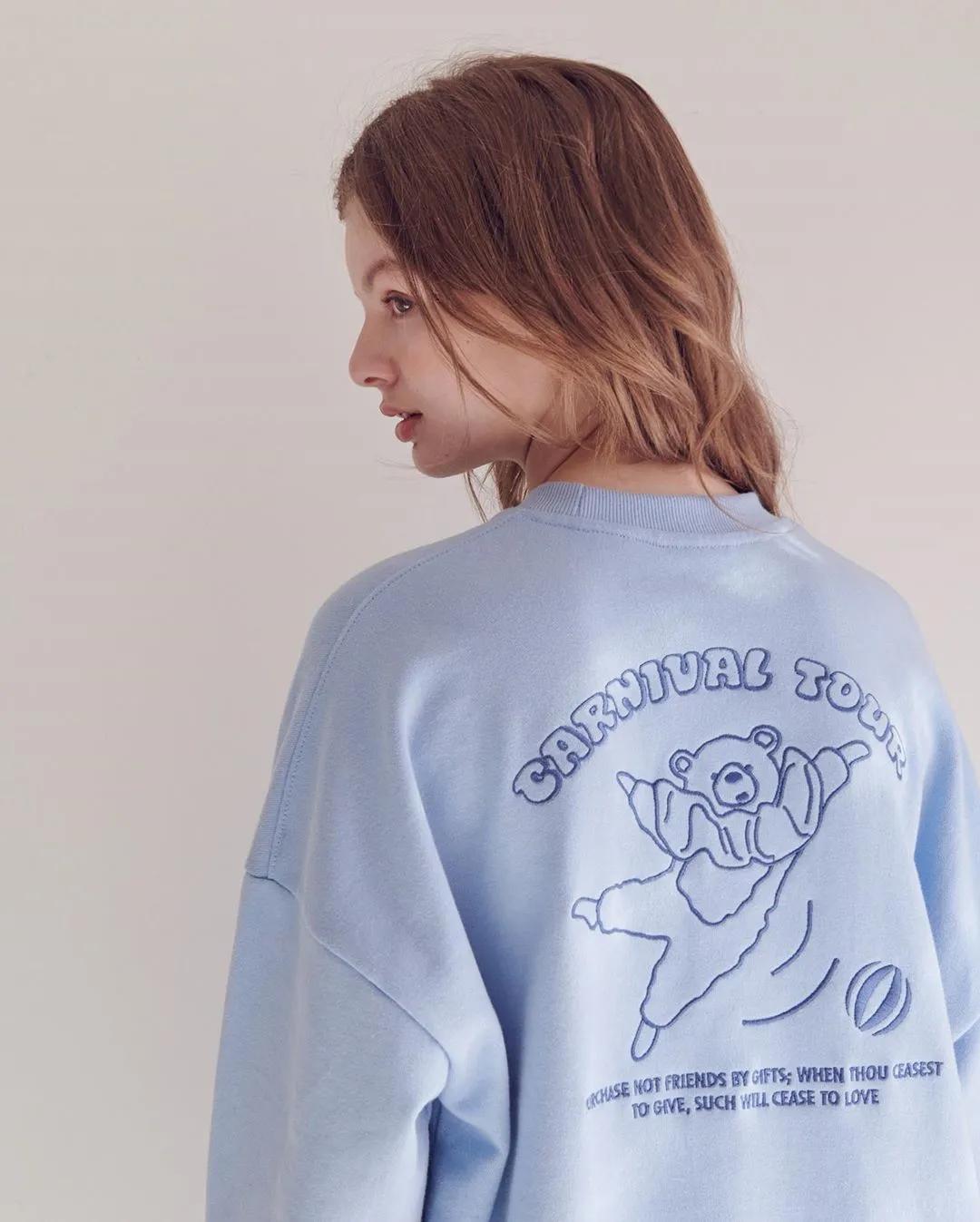 韩国爆款卫衣2021,韩国新款潮流卫衣秋天百搭款