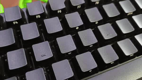 雷蛇键盘高级效果分享,雷蛇单手键盘改造