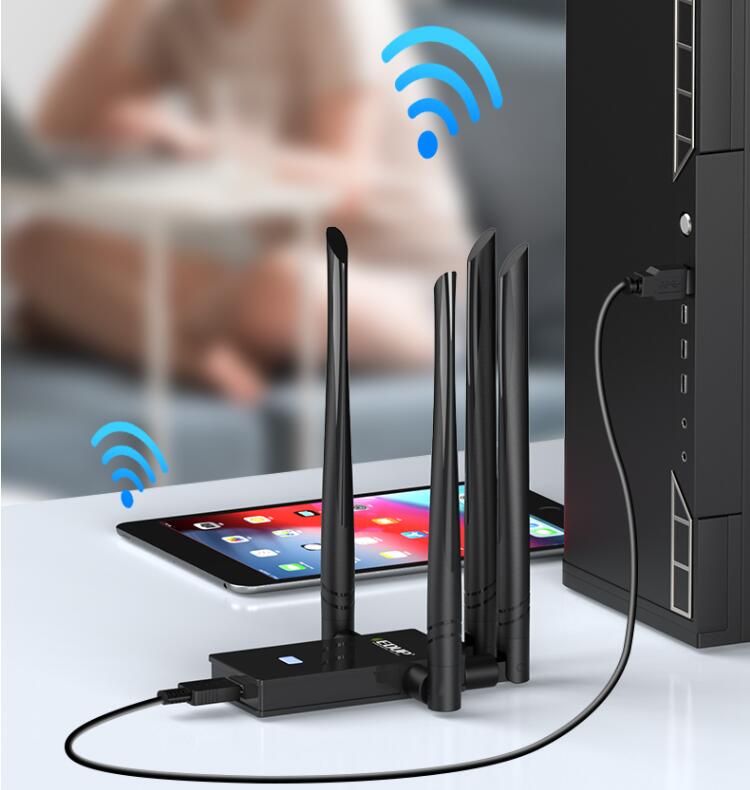 千兆网卡非选Wi-Fi6不可？翼联EDUP1622无线网卡强劲穿墙又快又稳