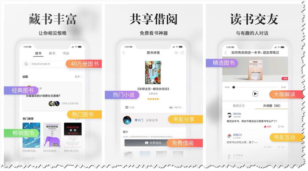 看书、听音乐、看电影,有这三个app完全就够了