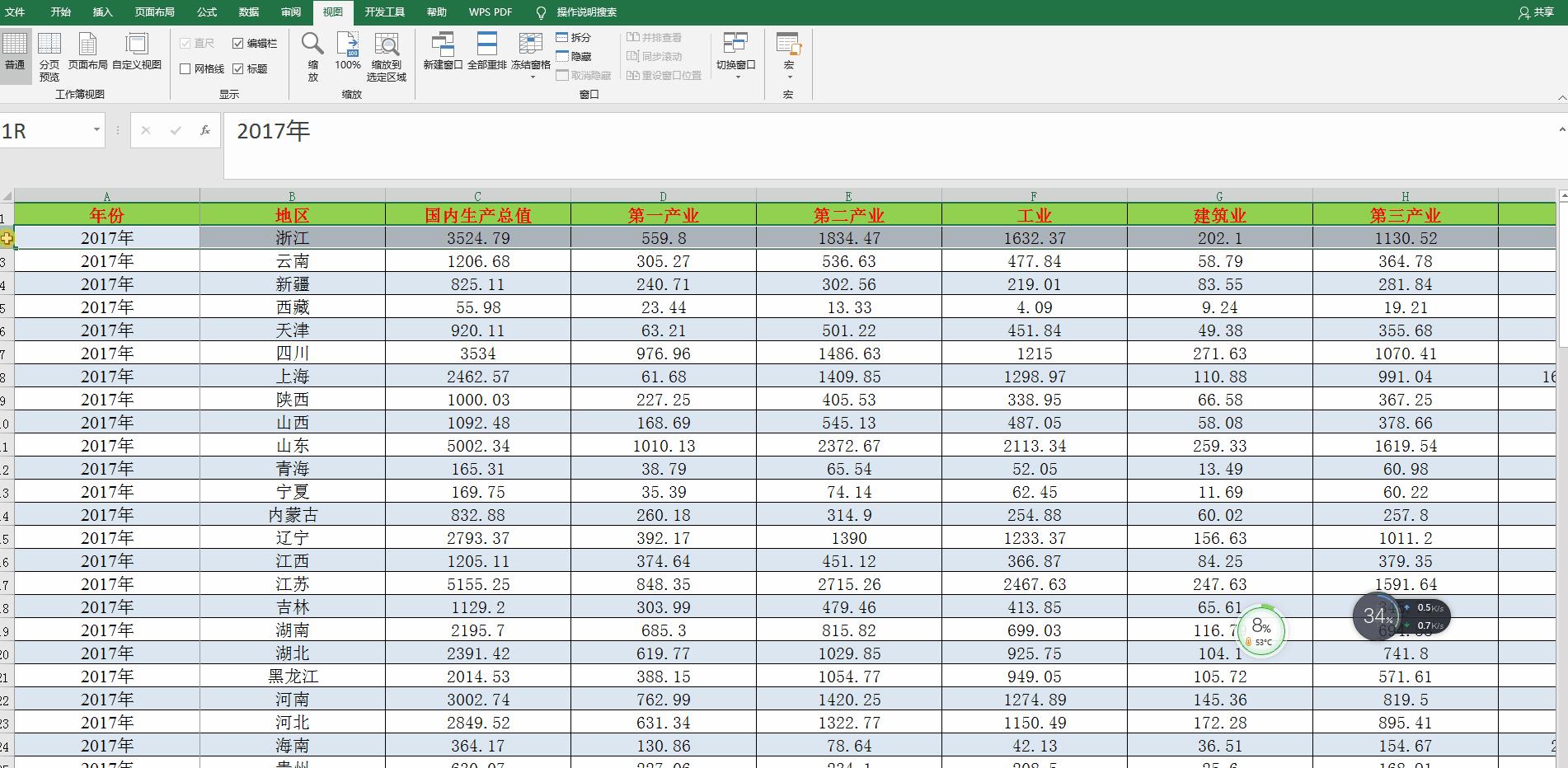 excel冻结窗口拆分及排序,excel冻结窗口怎么拆分