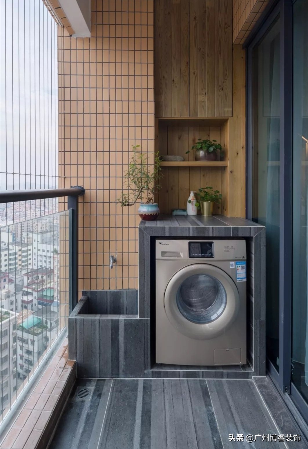 阳台拖把池堵了怎么疏通,阳台收纳柜加拖把池设计